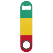 Vlag van Guinee Speed Flessenopener (Achterkant)