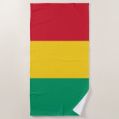Vlag van Guinee Strandlaken (Voorkant)