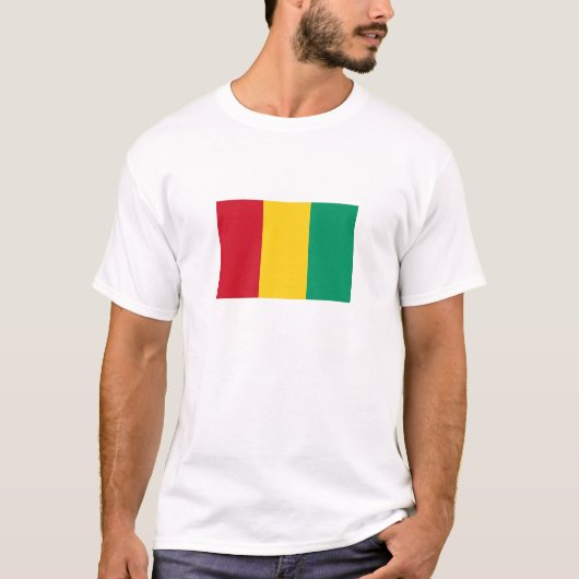 Vlag van Guinee T-shirt (Voorkant)