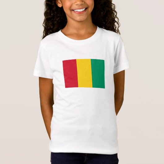 Vlag van Guinee T-shirt (Voorkant)