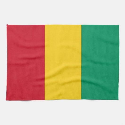 Vlag van Guinee Theedoek (Horizontaal)