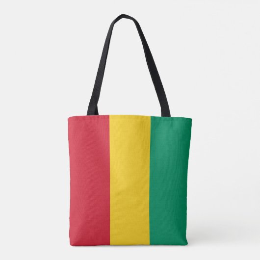 Vlag van Guinee Tote Bag (Achterkant)