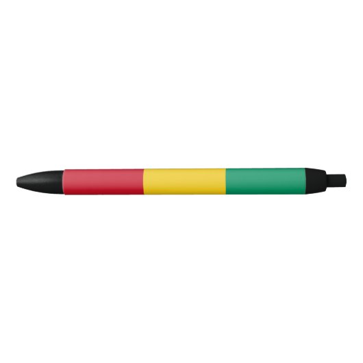 Vlag van Guinee Zwarte Inkt Pen (Voorkant)