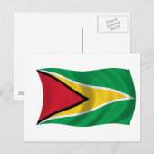 Vlag van Guyana Briefkaart (Voorkant / Achterkant)