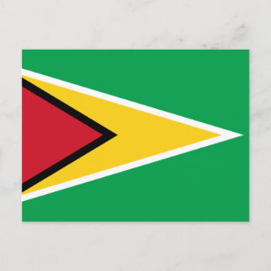 Vlag van Guyana Briefkaart