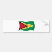 Vlag van Guyana Bumpersticker (Voorkant)