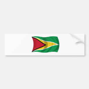 Vlag van Guyana Bumpersticker