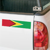 Vlag van Guyana Bumpersticker (Op Truck)