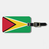 Vlag van Guyana Easy ID Personal Bagagelabel (Voorkant horizontaal)