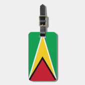 Vlag van Guyana Easy ID Personal Bagagelabel (Voorkant verticaal)