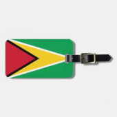 Vlag van Guyana Easy ID Personal Bagagelabel (Voorkant horizontaal)