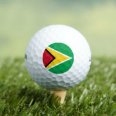 Vlag van Guyana Golfballen (Insitu Shirt)