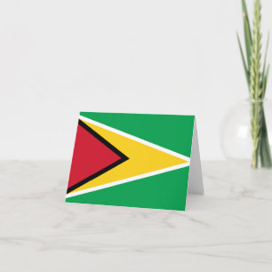 Vlag van Guyana (Guyanese) Kaart