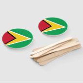 Vlag van Guyana Handwaaier (Niet-gemonteerd)