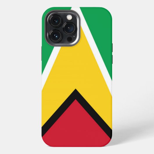 Vlag van Guyana iPhone Hoesje (Achterkant)