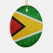 Vlag van Guyana Keramisch Ornament (Rechts)