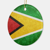 Vlag van Guyana Keramisch Ornament (Links)