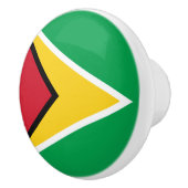 Vlag van Guyana Keramische Knop (Rechts)