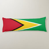 Vlag van Guyana Lichaamskussen (Achterkant)