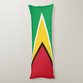 Vlag van Guyana Lichaamskussen (Achterkant (Verticaal))