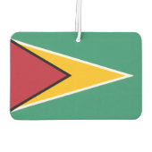 Vlag van Guyana Luchtverfrisser (Achterkant)