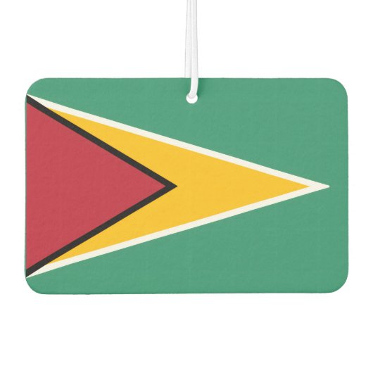 Vlag van Guyana Luchtverfrisser (Voorkant)