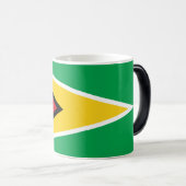 Vlag van Guyana Magische Mok (Voorkant rechts)