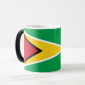 Vlag van Guyana Magische Mok (Voorkant links)