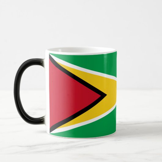 Vlag van Guyana Magische Mok (Links)