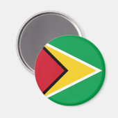 Vlag van Guyana Magneet (Voorkant / Achterkant)