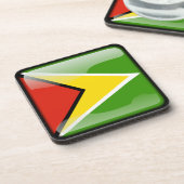 Vlag van Guyana Onderzetter (Linkerzijde)