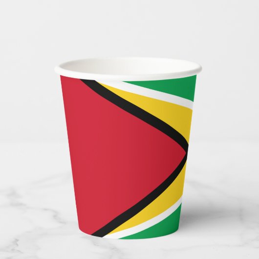 Vlag van Guyana Papieren Bekers (Voorkant)