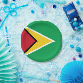 Vlag van Guyana Papieren Bordje (Feest)