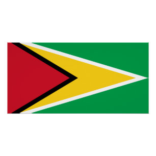 Vlag van Guyana Perfect Poster