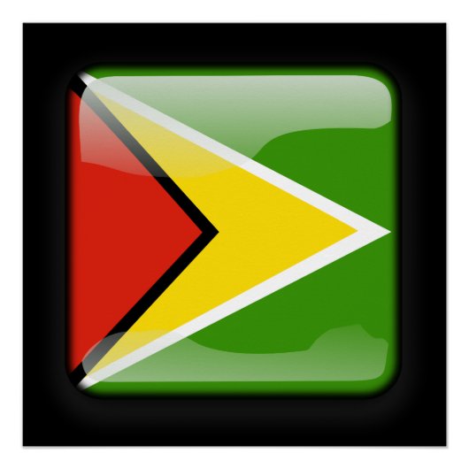 Vlag van Guyana Perfect Poster (Voorkant)