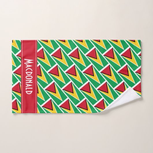 VLAG VAN GUYANA Persoonlijke carnavalsport Handdoek (Handdoek)