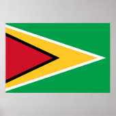 Vlag van Guyana Poster (Voorkant)