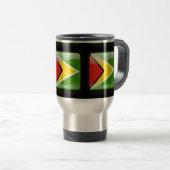 Vlag van Guyana Reisbeker (Voorkant rechts)
