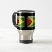 Vlag van Guyana Reisbeker (Voorkant links)