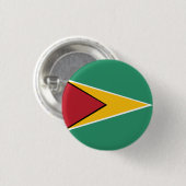 Vlag van Guyana Ronde Button 3,2 Cm (Voorkant /achterkant)