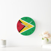 Vlag van Guyana Ronde Klok (Huis)