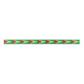 Vlag van Guyana Satijnen Lint (Voorkant)