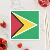 Vlag van Guyana Servet (Insitu)