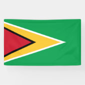 Vlag van Guyana Spandoek (Horizontaal)