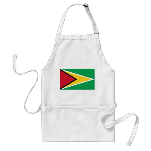 Vlag van Guyana Standaard Schort (Voorkant)