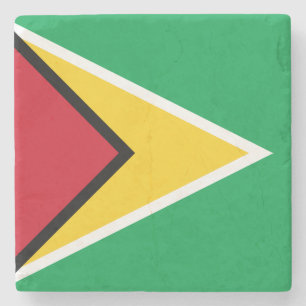 Vlag van Guyana Stenen Onderzetter