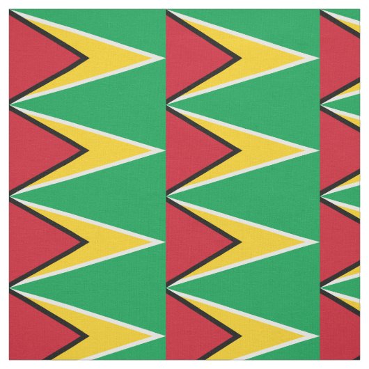 Vlag van Guyana Stof (Swatch)