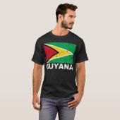 vlag van Guyana T-shirt (Voorkant volledig)