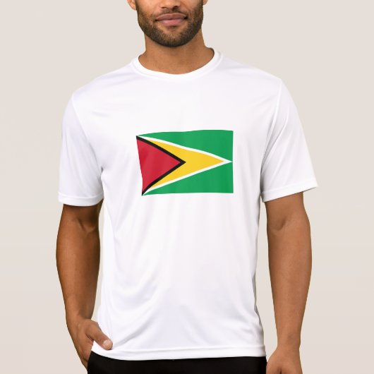 Vlag van Guyana T-shirt (Voorkant)