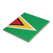 Vlag van Guyana Tegeltje (Zijkant)